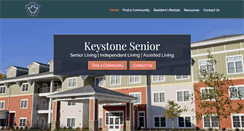 Desktop Screenshot of keystonesenior.com
